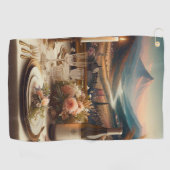 カスタムゴルフタオル | おもしろい&パーソナライズされたデザイン ゴルフタオル (横)