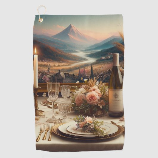 カスタムゴルフタオル | おもしろい&パーソナライズされたデザイン ゴルフタオル (正面)