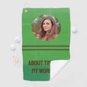 カスタムゴルフタオル：ゲームの秘密素晴らし ゴルフタオル (インサイチュ)