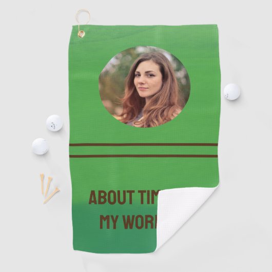 カスタムゴルフタオル：ゲームの秘密素晴らし ゴルフタオル (インサイチュ)