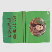 カスタムゴルフタオル：ゲームの秘密素晴らし ゴルフタオル (横)