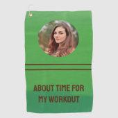 カスタムゴルフタオル：ゲームの秘密素晴らし ゴルフタオル (正面)