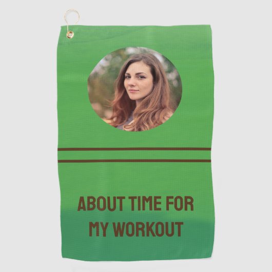 カスタムゴルフタオル：ゲームの秘密素晴らし ゴルフタオル (正面)