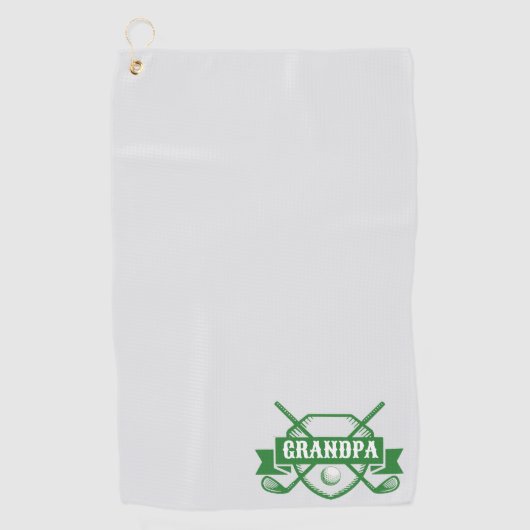 カスタムゴルフタパーソナライズされたオル – 名前&デザイン ゴルフタオル (正面)