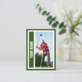 カスタムゴルフトレーディングカード – フォレスト コーリングカード (スタンド正面)