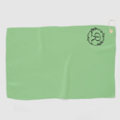 カスタムゴルフパーソナライズされたタオルの作成、モノグラム ゴルフタオル (横)