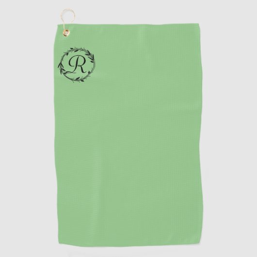 カスタムゴルフパーソナライズされたタオルの作成、モノグラム ゴルフタオル (正面)