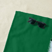 カスタムゴルフモエレガントノグラムデザイン ビーチタオル (インサイチュ)