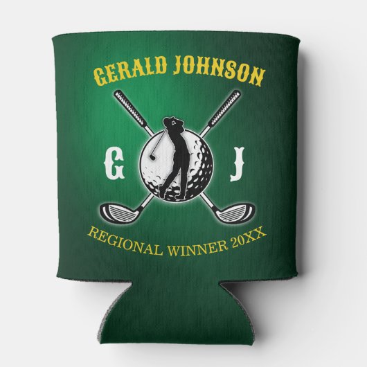 カスタムゴルフモエレガントノグラムデザイン 缶クーラー (裏面)