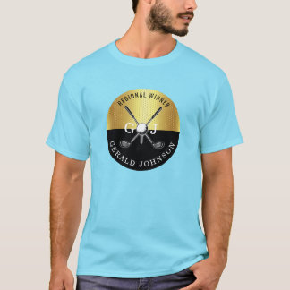カスタムゴルフモエレガントノグラムデザイン Tシャツ
