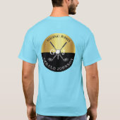 カスタムゴルフモエレガントノグラムデザイン Tシャツ (裏面)