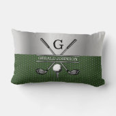 カスタムゴルフモノグラムデザイン ランバークッション (裏面)