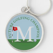 カスタムゴルフ未来ゴルフのチャンピオンキーチェーン キーホルダー (正面)