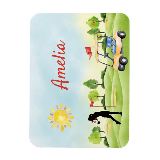 カスタムゴルフ用可撓性光磁石 マグネット (縦)