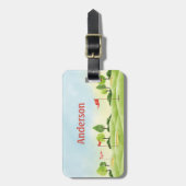 カスタムゴルフ荷札 ラゲッジタグ (正面縦)