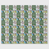 カスタムゴルフ マルチフォト モノグラム 父の日 ラッピングペーパー (フラット)