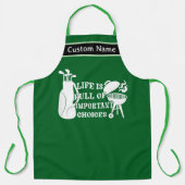 カスタムゴルフBBQエプロン – ゴルファーパーソナライズされたギフト エプロン (正面)