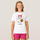 カスタムゴーストトドラー(女の子) Tシャツ (正面フル)