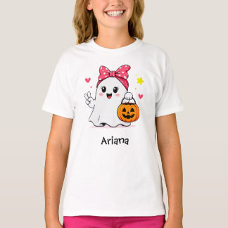 カスタムゴーストトドラー(女の子) Tシャツ