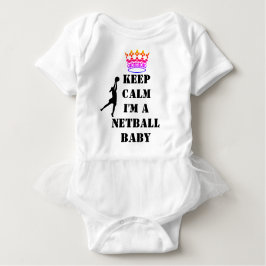 カスタムゴールシューティングシ保ョールコムネットボール ベビーTシャツ