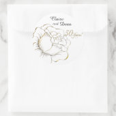 カスタムゴールデンアニバーサリーステッカー ラウンドシール (バッグ)