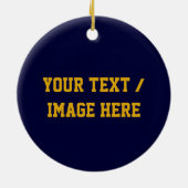 カスタムゴールデンスターズオーナメント セラミックオーナメント (裏面)