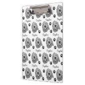 カスタムゴールデンドルドッグパーソナライズされたスケッチ クリップボード (左)