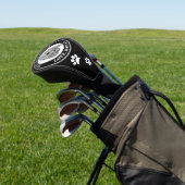 カスタムゴールデンドルドッグパーソナライズされたスケッチ ゴルフヘッドカバー (インサイチュ)