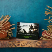 カスタムゴールデンレトリエバードッグ記念キープサケ フォトプラーク (側面)