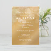 カスタムゴールデン50結婚周年記念パーティー 招待状 (スタンド正面)