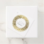 カスタムゴールドフォイルクリスマス フェイバータグ (インサイチュ)