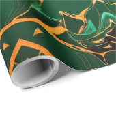 カスタムゴールドフォイルホリデーラッピング紙 ラッピングペーパー (ロールコーナー)