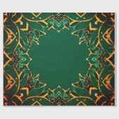 カスタムゴールドフォイルホリデーラッピング紙 ラッピングペーパー (フラット)