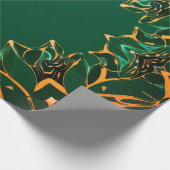 カスタムゴールドフォイルホリデーラッピング紙 ラッピングペーパー (角)