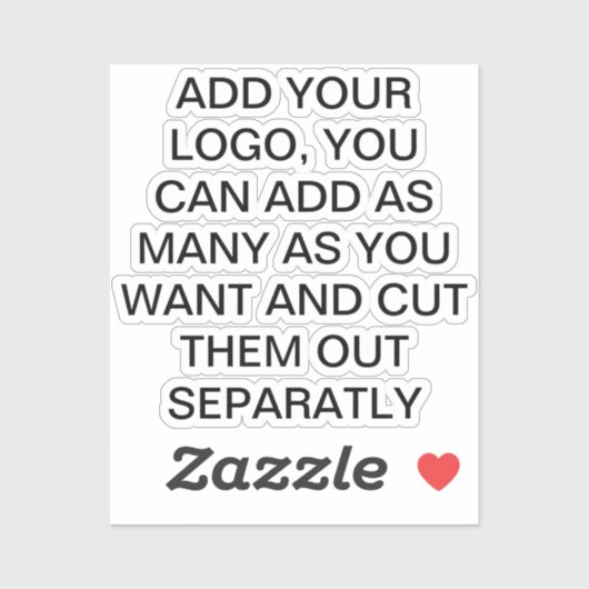 カスタムサイズのスキニーラベル シール (シート)