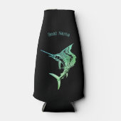 カスタムサイルフィッシュ缶ホルダー ボトルクーラー (正面)