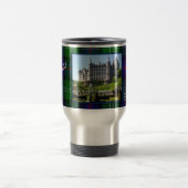 カスタムサザーランドクランドンロビンキャッスルタータンチェック名 トラベルマグ (中央)