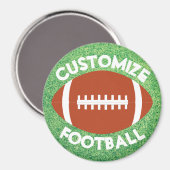 カスタムサッカーのチーム名または文字コーチまたはプレーヤー マグネット (正面/裏面)