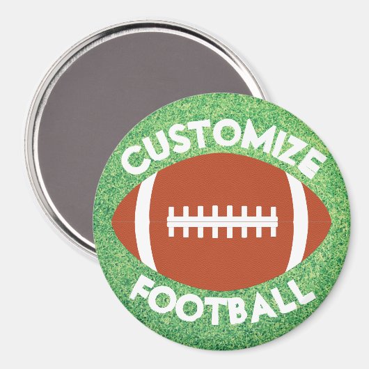 カスタムサッカーのチーム名または文字コーチまたはプレーヤー マグネット (正面/裏面)