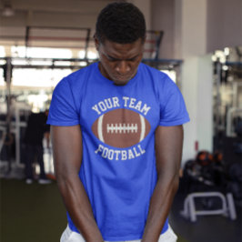 カスタムサッカーのチーム名+選手の名前と番号 Tシャツ
