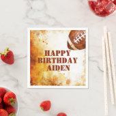 カスタムサッカーのテーマパーティー スタンダードカクテルナプキン (インサイチュ)