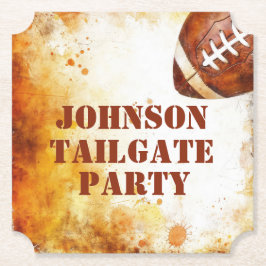 カスタムサッカーのテーマパーティー ペーパーコースター