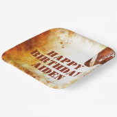 カスタムサッカーのテーマパーティー ペーパープレート (傾斜あり)