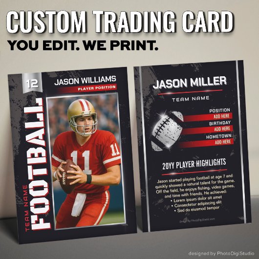 カスタムサッカーのトレーディングカークラシックド、サッカー選手カード コーリングカード