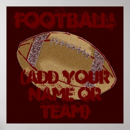 カスタムサッカーのポスター ポスター (正面)