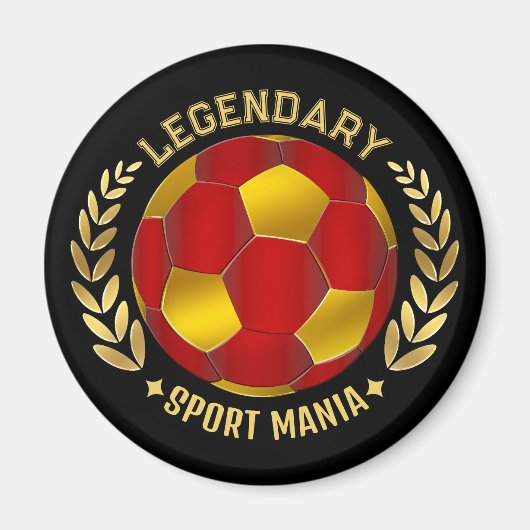カスタムサッカーギフト マグネット (正面)