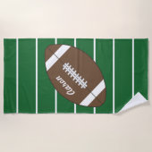 カスタムサッカースポーツプールビーチタオルギフト ビーチタオル (正面)