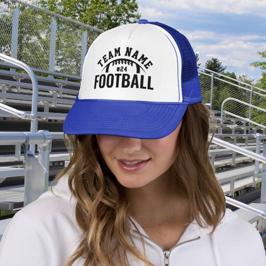 カスタムサッカーチーム名ブ王室のルー キャップ