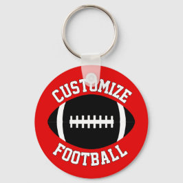 カスタムサッカーチーム名&カラーコーチ/プレーヤー キーホルダー