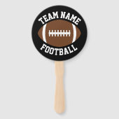 カスタムサッカーチーム名&カラースポーツサポーター ハンドファン (裏面)